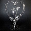 Calla Lily Blown Glass Wedding Cake Topper