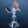 Butterfly Bell Hand Blown Glass