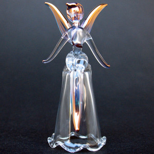 blown glass fairy figurines