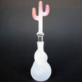 Hand Blown Glass Cactus Perfume Bottle