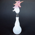 Hand Blown Glass Unicorn Perfume Bottle