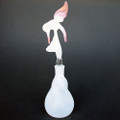 Hand Blown Glass Hummingbird Perfume Bottle