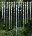Hand Blown Glass Icicle Christmas Ornaments