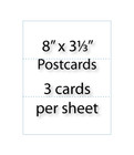 Postcards - 8-1/2" X 3-2/3" | 3-up