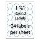 1-5/8" Round Labels | 24-up