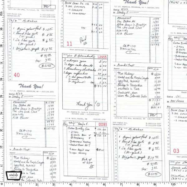 michael miller shop receipts by patty sloniger
