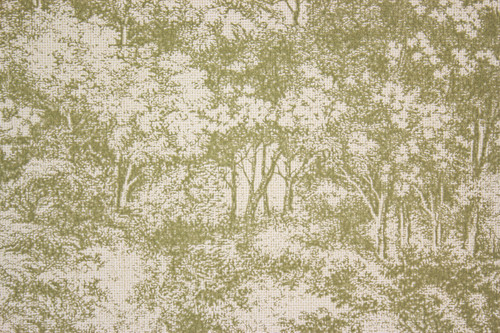 1970s Vintage Wallpaper Vinyl Green Trees