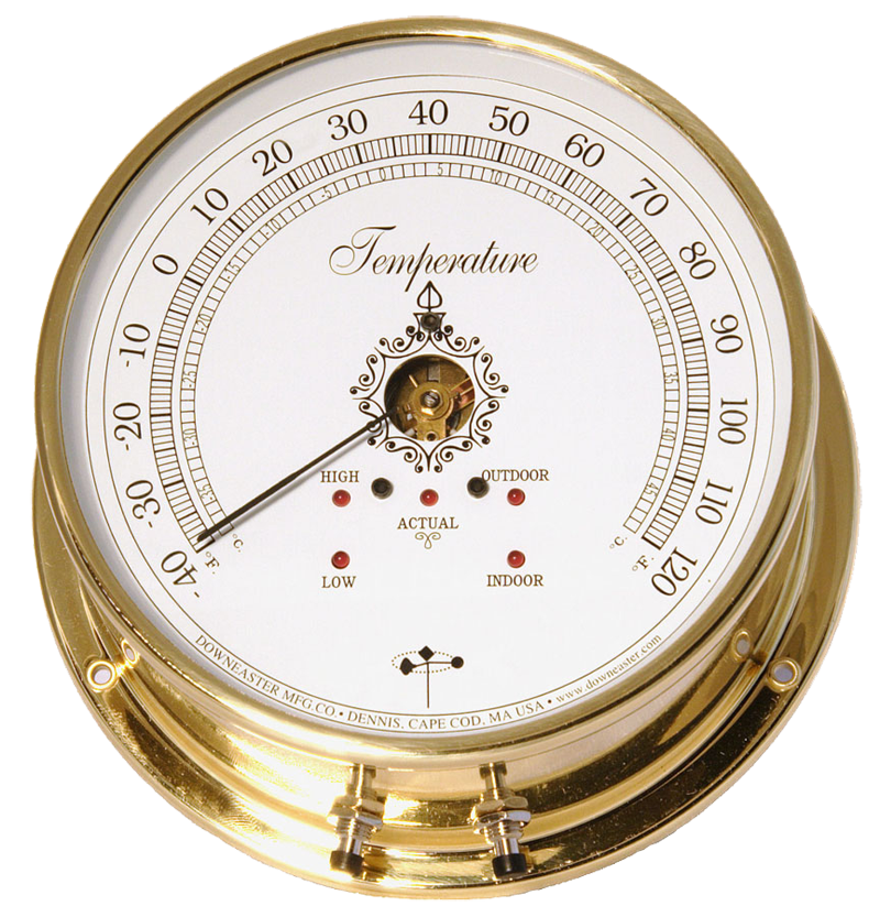 Downeaster Temperature Gauge Weather Instrument 3042, Boat