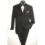 Vittorio St Angelo Black on Black  Tuxedo