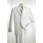 White Shadow Stripe  Tuxedo