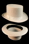 Formal White Top Hat - Men's White Top Hat