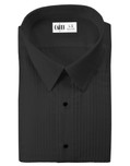 Black Enzo Laydown Tuxedo Shirt by Cardi