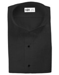 Black Dante Wingtip Tuxedo Shirt by Cardi