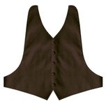 Chocolate Brown Backless Vest