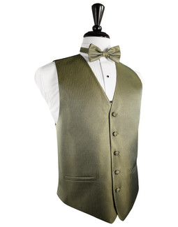 Bamboo Herringbone Tuxedo Vest