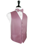 Rose Herringbone Tuxedo Vest