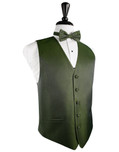 Sage Herringbone Tuxedo Vest