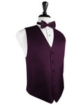 Sangria Herringbone Tuxedo Vest