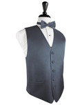 Desert Blue Herringbone Tuxedo Vest