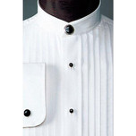 Mandarin Collar Tuxedo Shirt