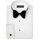 Wing Tuxedo Shirt by Perry Ellis