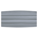 Satin Silver Cummerbund