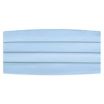Satin Light Blue Cummerbund
