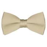 Satin Champagne Bowtie