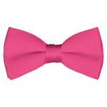 Satin Hot Pink Bowtie