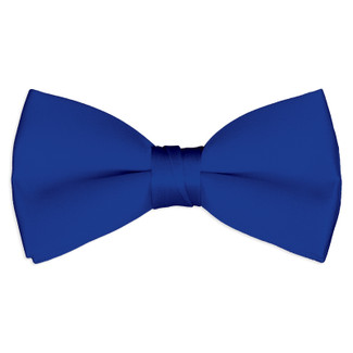 Satin Royal Blue Bowtie