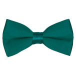 Satin Teal Bowtie