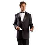 Black One Button Tuxedo
