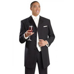 Mens Black 6 Button Tuxedo