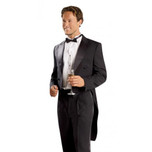 Mens Black Tailcoat