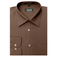 Amanti Brown Color Dress Shirt