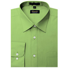 Amanti Apple Green Color Dress Shirt