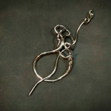 Wild Grape Tendril Shawl Pin
includes stick and ring