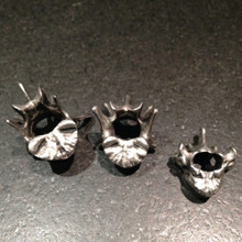 Pewter Lumbar Vertebrae Charms