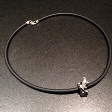 Small Pewter Lumbar Vertebra Necklace