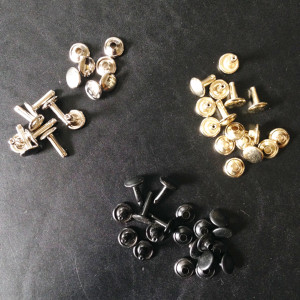 Rivets - Black, Nickel Plated & Brass Plated