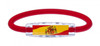 IonLoop's Spain Flag Bracelet with Magnets & Negative Ions
(front view)