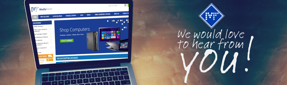 MediaForm- We would love to hear from you! MediaForm- We would love to hear from you!
