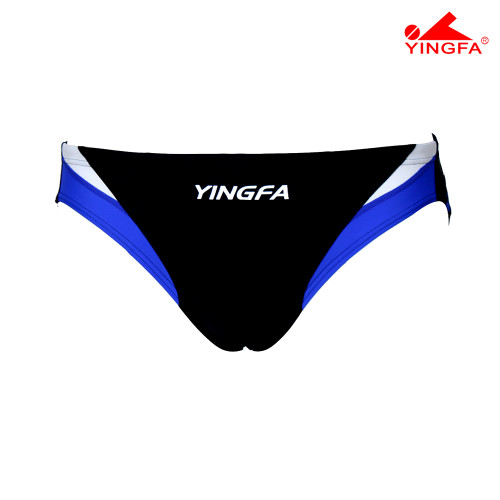 Yingfa 94621 Aquaskin Men's Briefs Black/White/Blue Yingfa Swimwear
