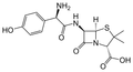 Amoxicillin (Trihydrate not shown)