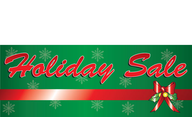Holiday Sale Banners - Signs Style Design ID #1000 | DPSBanners.com