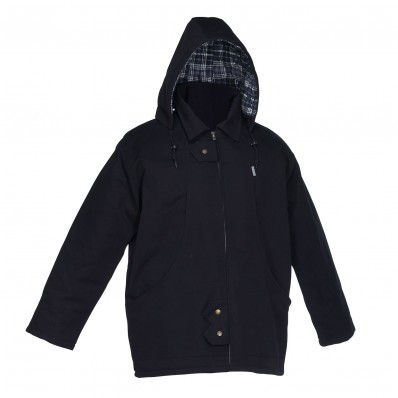 Black Canvas Executive Parka