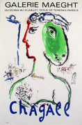 Chagall Rare! Vintage Mourlot Paris Coa Litho Phoenix