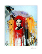 Exceptional Rare Exclusive Salvador Dali Marilyn Monroe Print