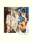 Pablo Picasso Demoiselles Davignon Signed L/e W/ Coa '