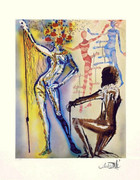 Rare Salvador Dali Signed Ltd Ed Fashion Designer W/coa